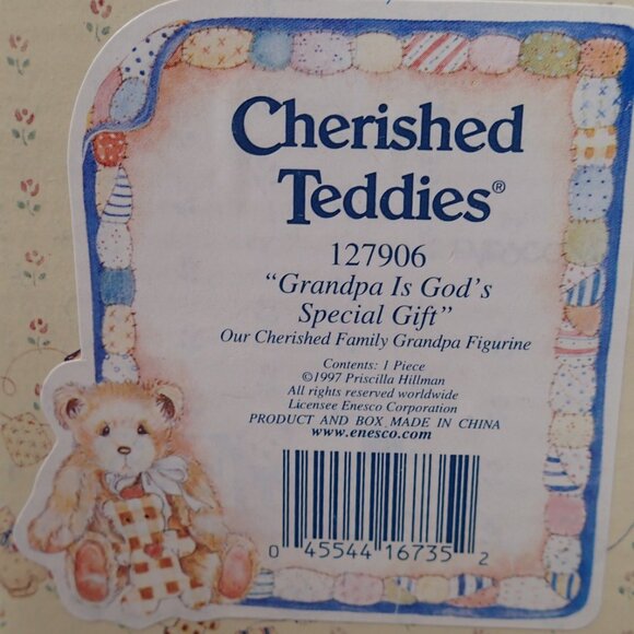 Cherished Teddies Grandpa Is God's Special Gift - Picture 7 of 7
